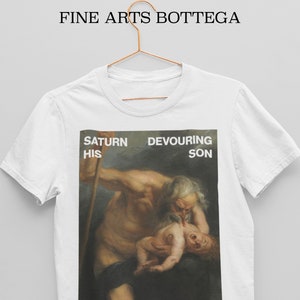 Saturn Devouring His Son – Peter Paul Rubens Unisex T-Shirt | Flemish Baroque | Old Famous Painting | Renaissance Aesthetic
