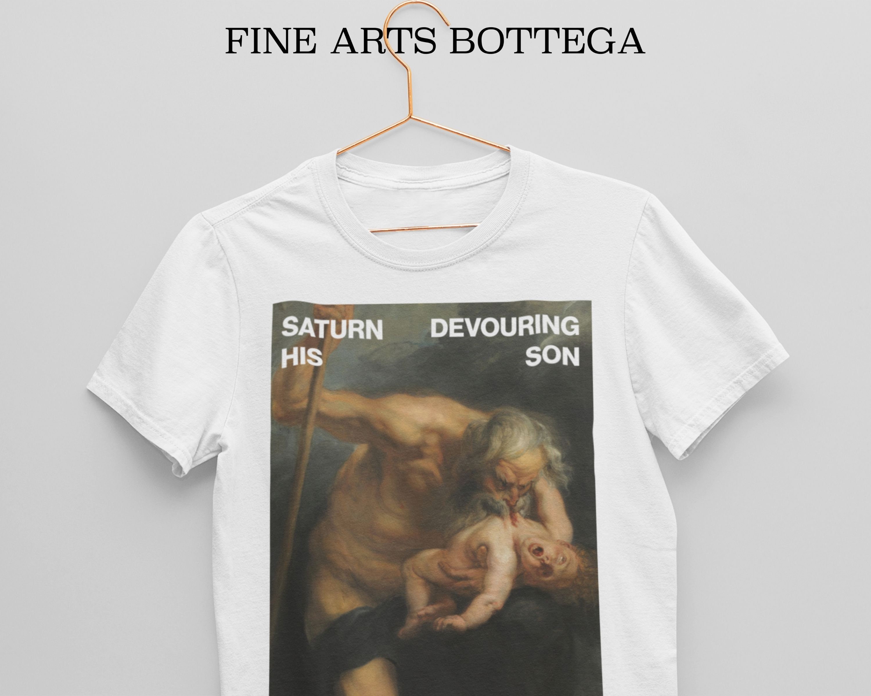 Saturn Devouring His Son – Peter Paul Rubens Unisex T-Shirt | Flemish Baroque | Old Famous Painting | Renaissance Aesthetic