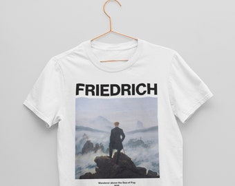 Wanderer above the Sea of Fog – Caspar David Friedrich | Classical Art | Classic Old Painting | Vintage Aesthetic | Famous Painting Print