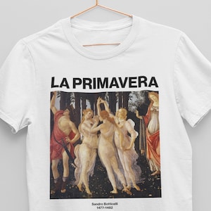 La Primavera / Three Graces – Sandro Botticelli | Classical Art | Classic Old Painting | Vintage Aesthetic | Famous Painting Print