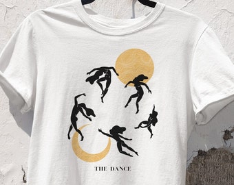 T-SHIRT unisexe 100% coton / commerce durable & équitable / design minimaliste / La Danse Henri Matisse