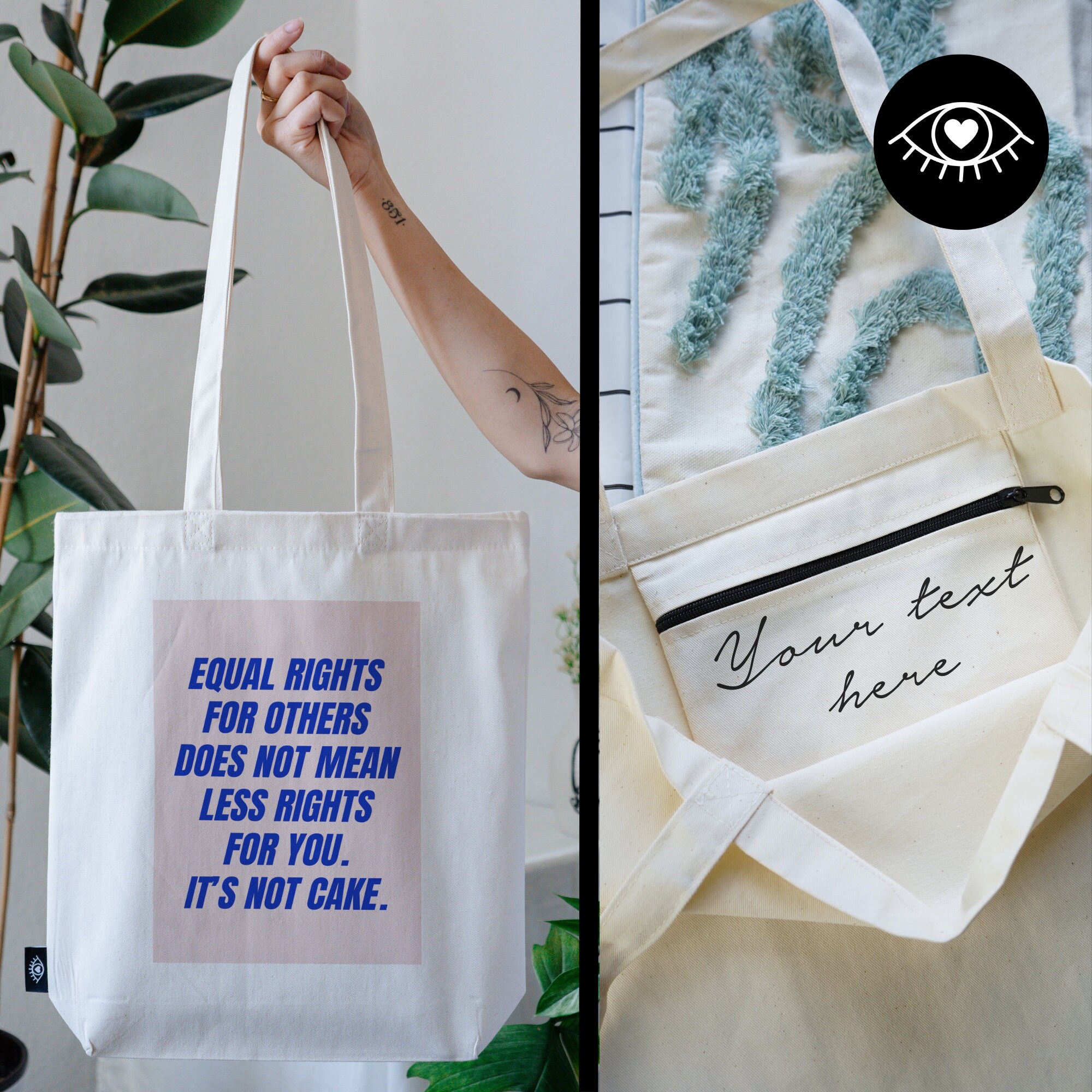 Typo Tote Bag Etsy Ireland