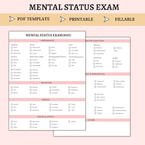 Foglio informativo per l'esame dello stato mentale, Moduli terapeutici, Modulo di assunzione del cliente, Foglio informativo per il terapista, Strumenti terapeutici per il terapeuta psichiatra consulente