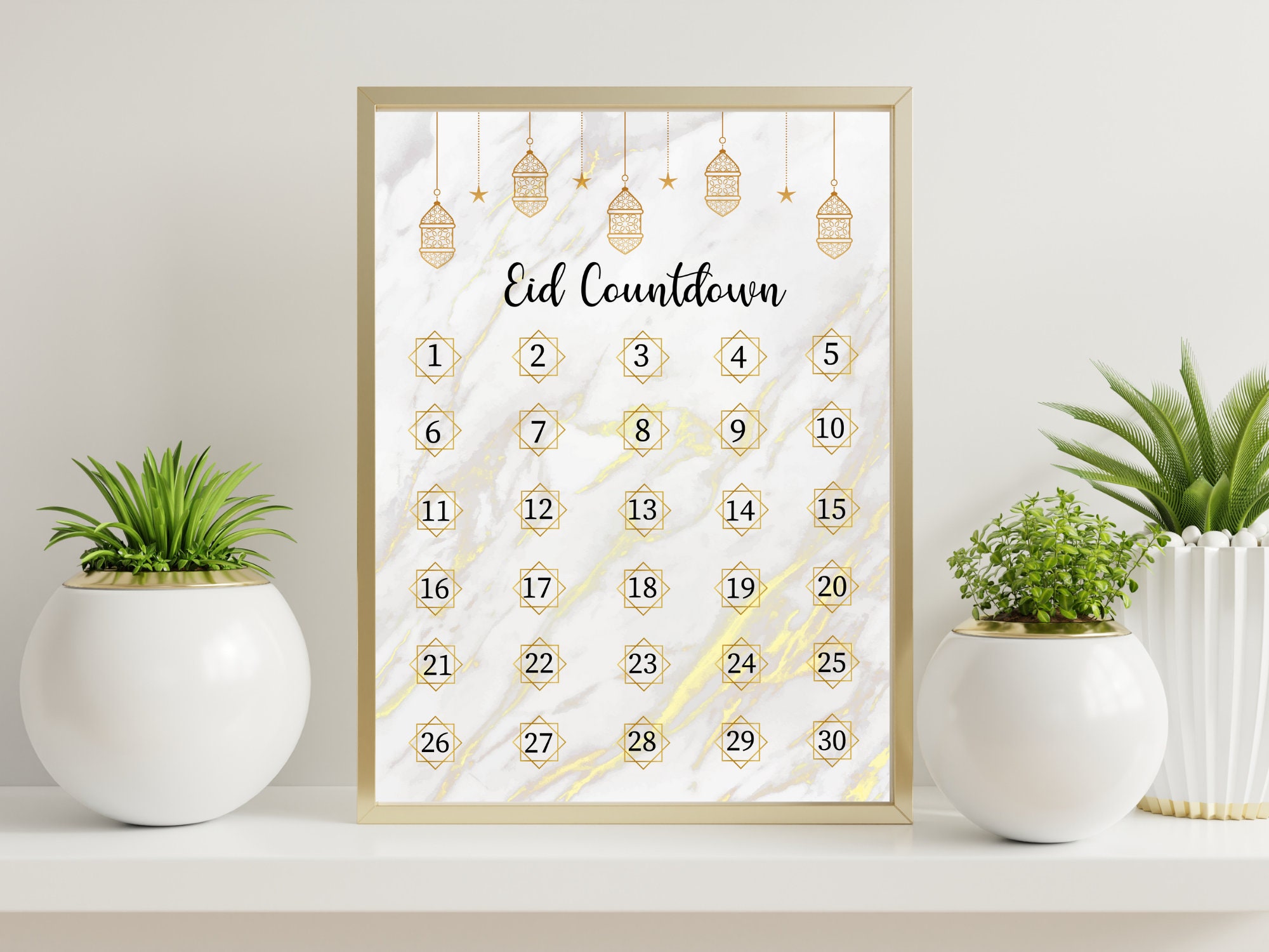 Ramadan Calendar Ramadan Decor Ramadan Decoration Printable Etsy