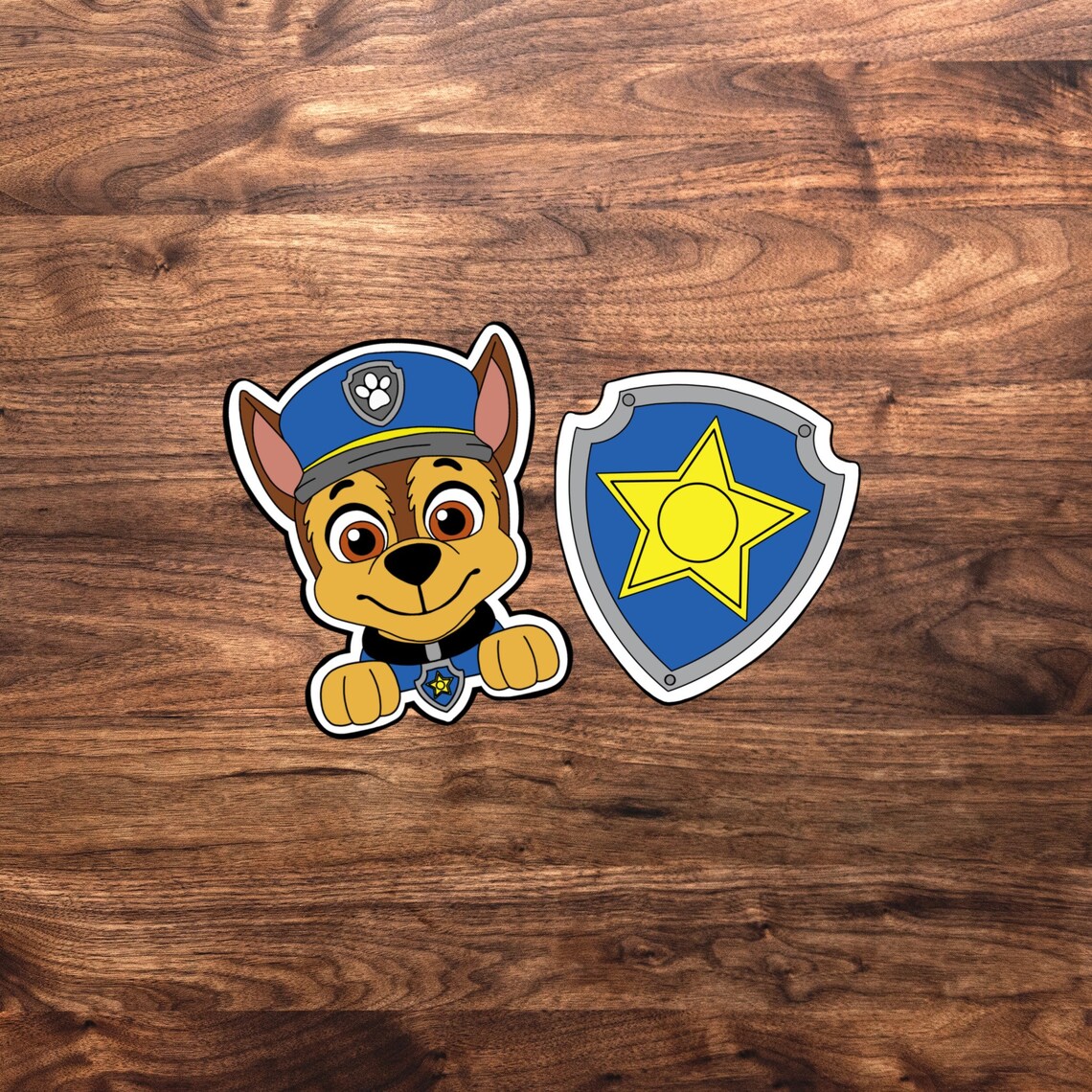 Paw Patrol pup and Dog Tag Stickers Chase Marshal Zuma Etsy