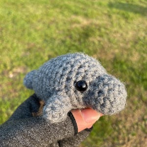 Crochet Mini Manatee Amigurumi