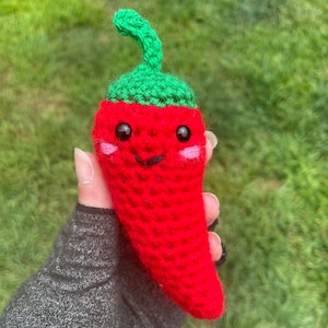 Crochet Chili Pepper Amigurumi