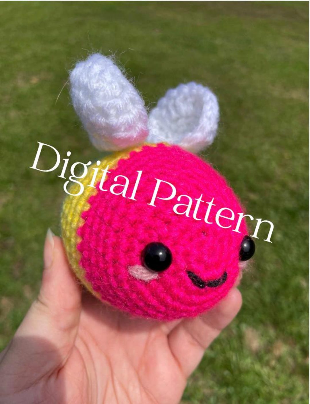 Crochet 3 Stripe Pride Bee PATTERN! - Etsy