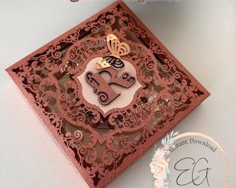 DIGITAL TEMPLATE to make a laser cut box.