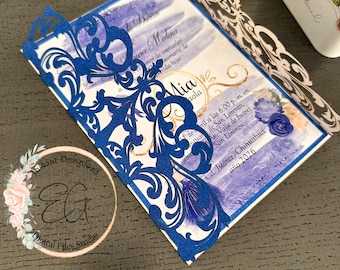 5x7" LASER CUTTING TEMPLATE compatible with Cricut, Silhouette Cameo, Laser, etc.