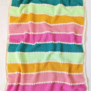 Iced Gem blanket pattern UK terms, Crochet blanket pattern, beginner friendly crochet pattern, crochet baby blanket pattern