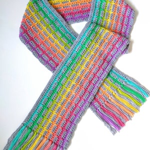 US terms Covenant crochet scarf pattern, beginner friendly crochet pattern, crochet scarf pattern
