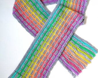 UK terms Covenant Crochet scarf pattern, crochet scarf pattern, beginner friendly crochet pattern