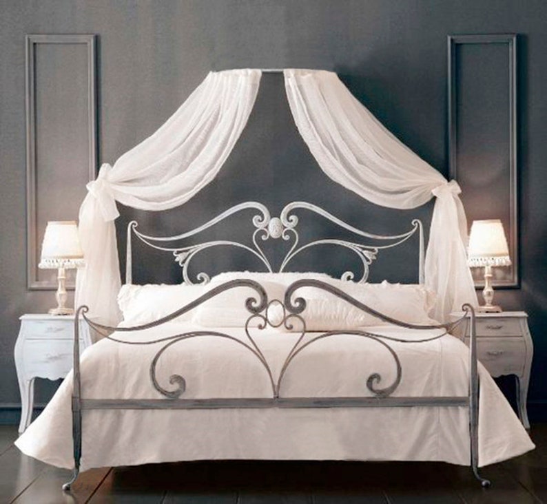 Bed Canopy Crown Corona Kit Wall Fixed frame for ALL Etsy