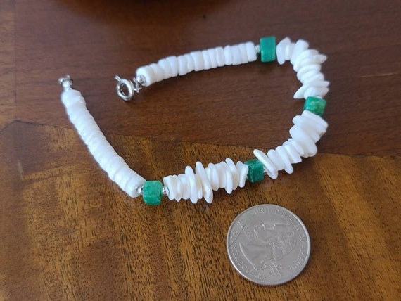 Puka Shell Bracelet with Puka Beads, Shell Chips,… - image 3