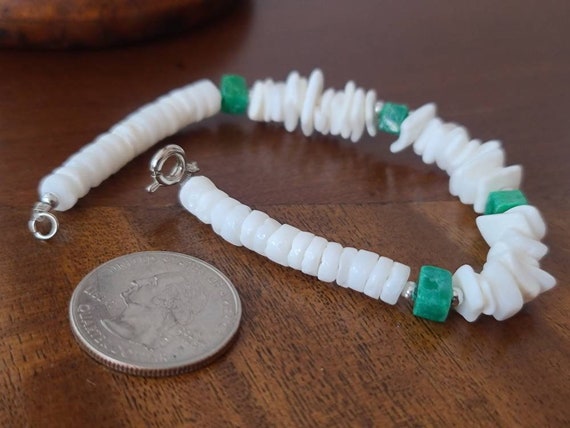 Puka Shell Bracelet with Puka Beads, Shell Chips,… - image 4