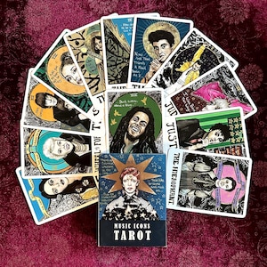 Baraja de Tarot de Iconos Musicales (22 Cartas)