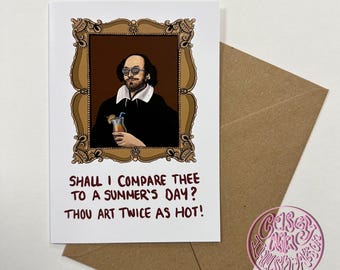 Greeting card- Shakespeare