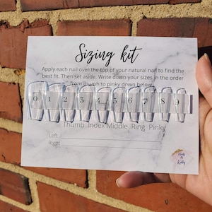 Sizing kit / Press on nails