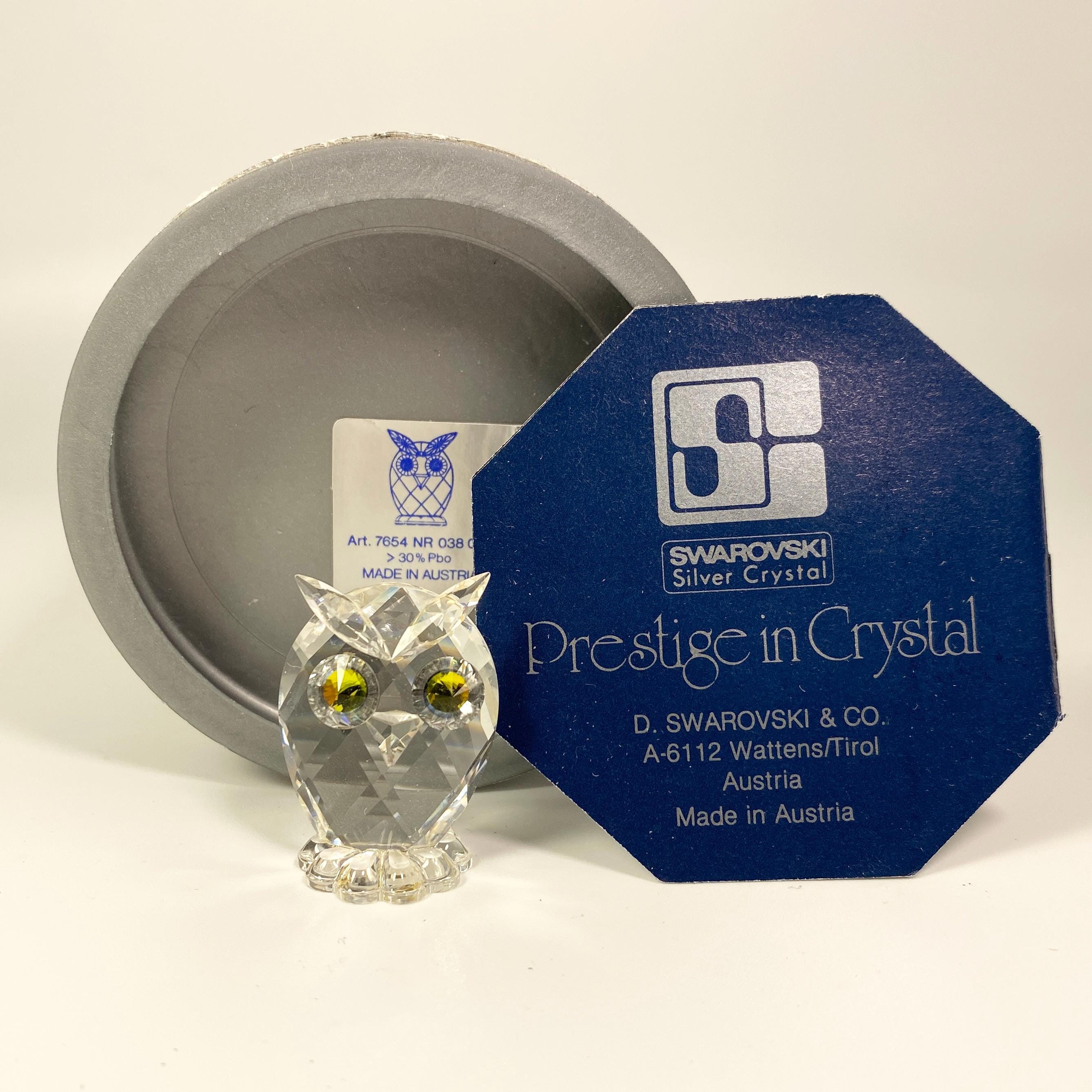 スワロフスキー アウル スモール OWL SMALL SWAROVSKI 縁起物
