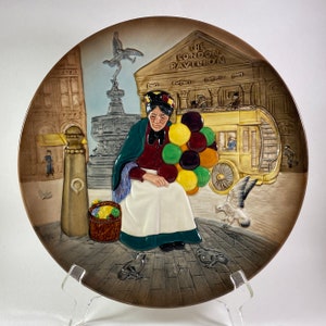 Vintage Royal Doulton The Old Ballon Verkäufer (1930-93) 10 Zoll Platte D 6649