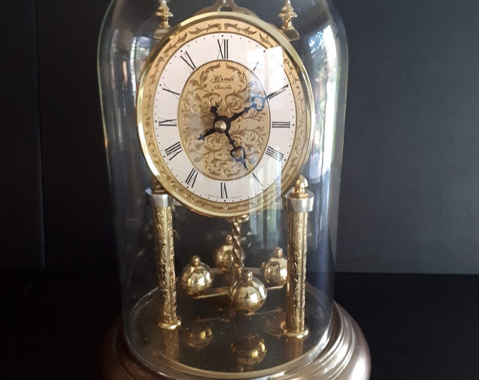 Vintage Hermle Quartz Anniversary Clock Made in Germany Etsy