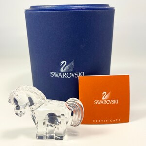 Swarovski Crystal Horse-chinese Zodiac 289908 Original Box - Etsy