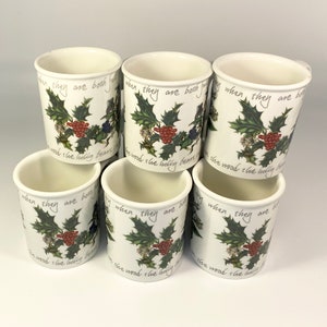 Portmeirion The Holly and The Ivy Frühstück Kaffee Tee Tasse - Made in Britain