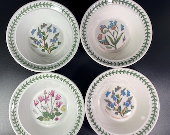 Portmeirion Botanic Garden  Rimmed Cereal Bowl Flower 6.5 inches-Pick your choice