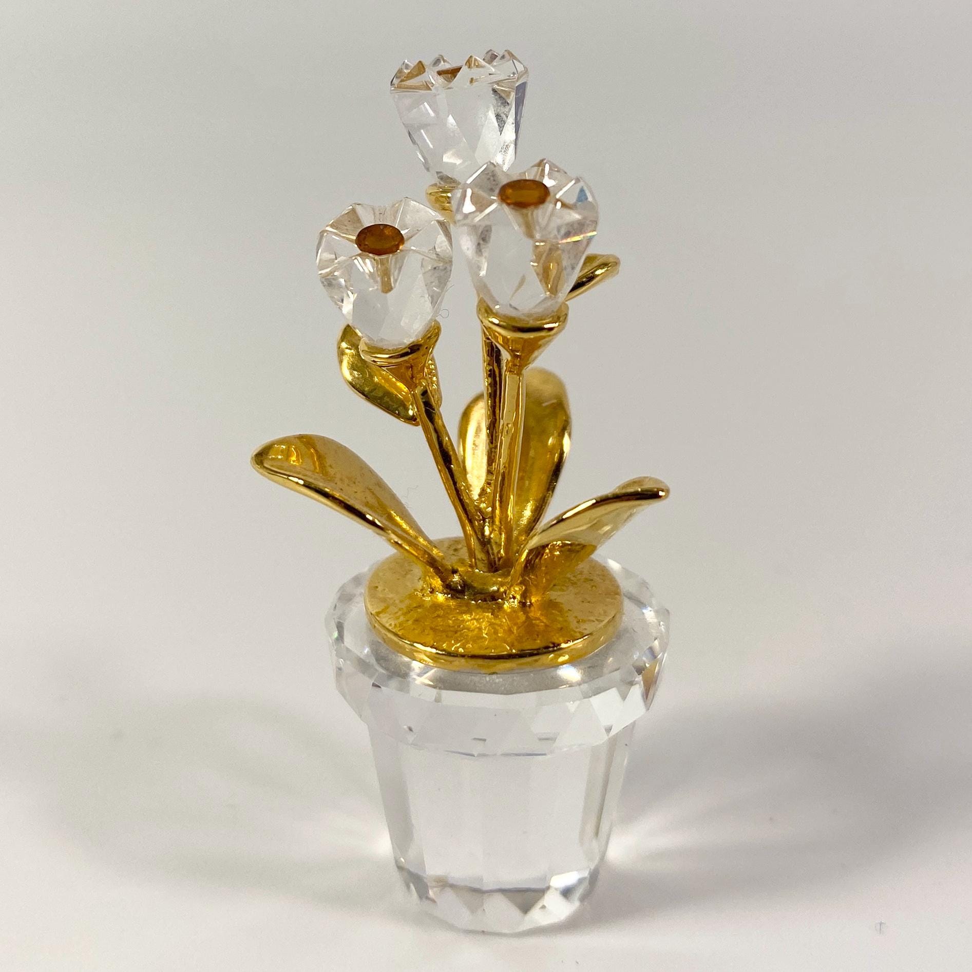 Swarovski Flower Pot - Etsy