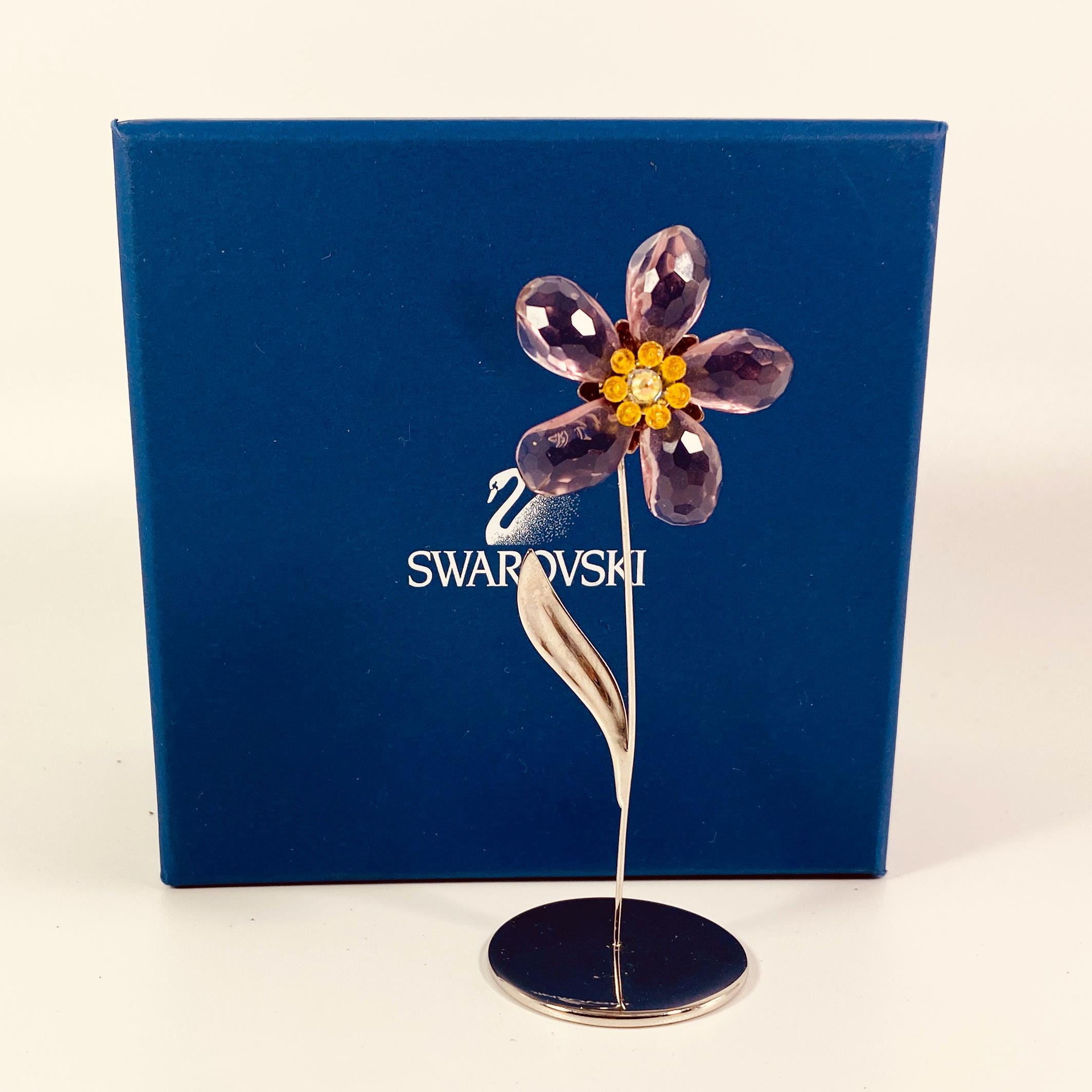 Swarovski Crystal Flower Figurines - Etsy Canada