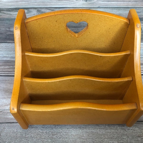 Wood Mail Organizer Etsy