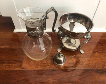 Vintage Silver Plated Coffee Carafe *see description