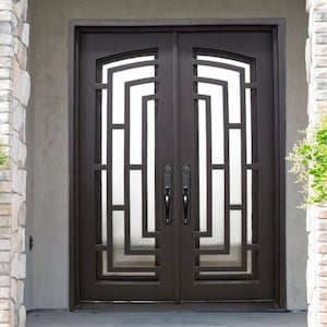 Park City - PREORDER - Ships In 18-22 Weeks - Handmade Custom Wrought Iron Door