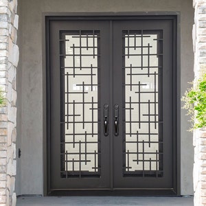 Milan - PREORDER - Ships In 18-22 Weeks - Handmade Custom Wrought Iron Door