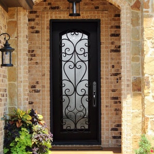 Bormio - PREORDER - Ships In 18-22 Weeks - Handmade Custom Wrought Iron Door