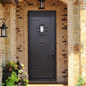 Verbier - PREORDER - Ships In 16-18 Weeks - Handmade Custom Wrought Iron Door