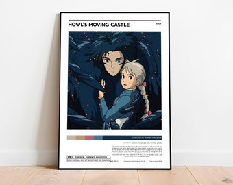 Howls Moving Castle Print Etsy