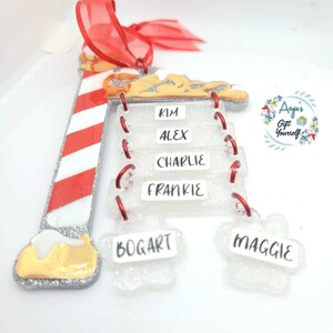 Family Ornament |  Customized Family Ornament | Signpost Ornament | My Family Customized | Personalized Family Ornament | Family Customized