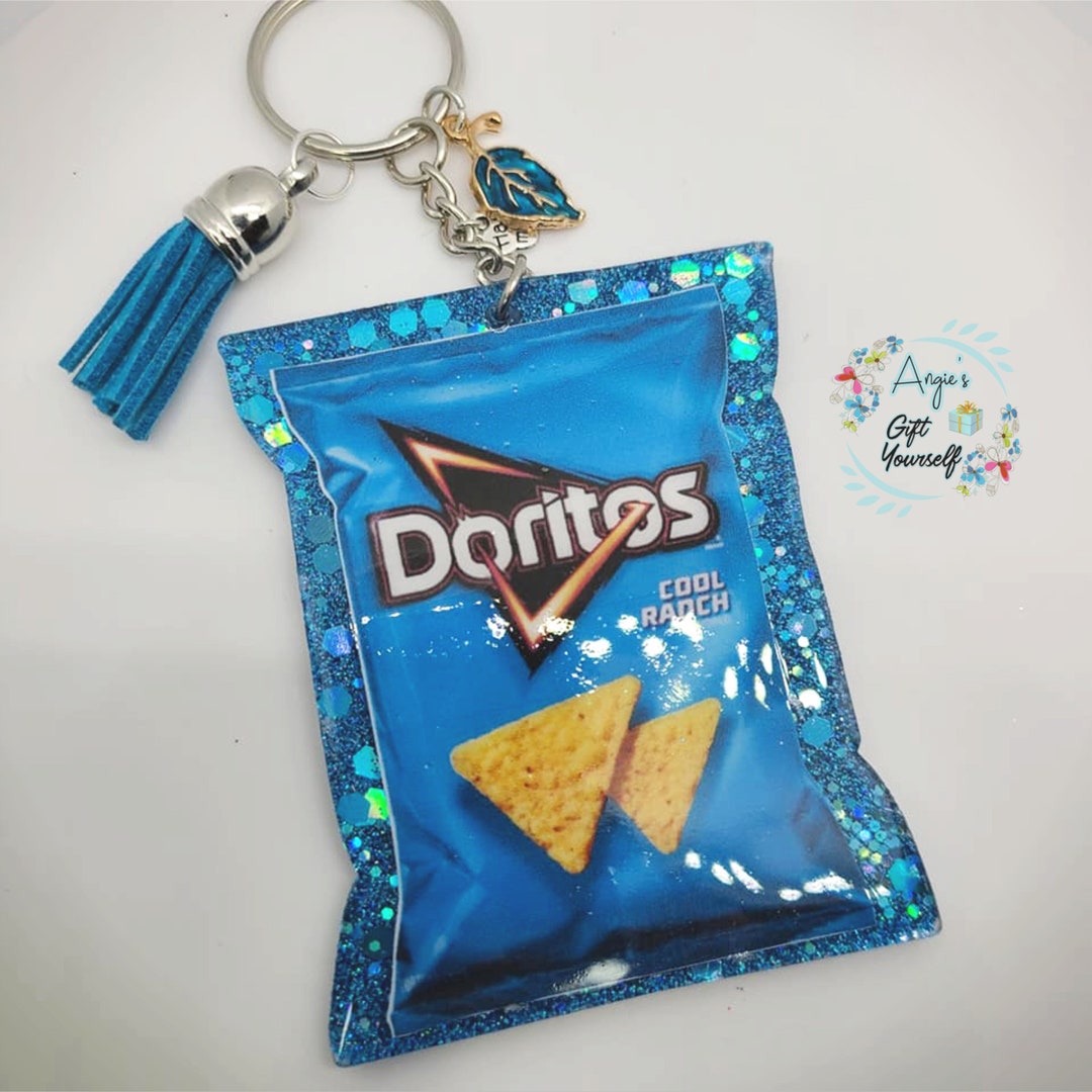 Cool Ranch Doritos Keychain Keychain Cool Ranch Doritos Etsy