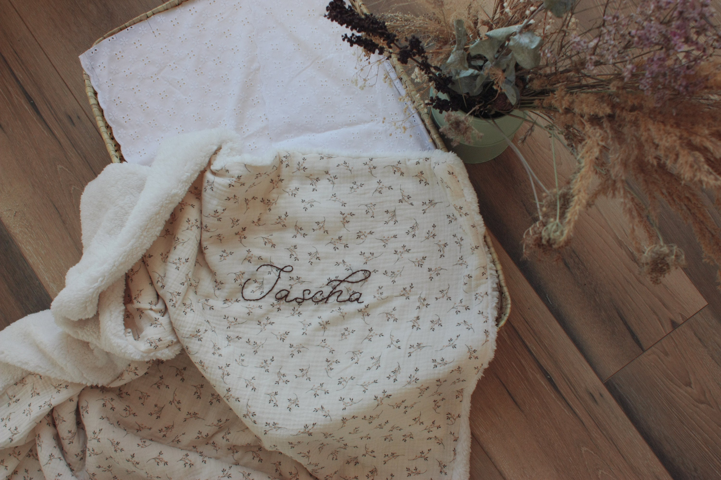 Sherpa Blanket and Double Cotton Gauze Baby and Child Etsy UK