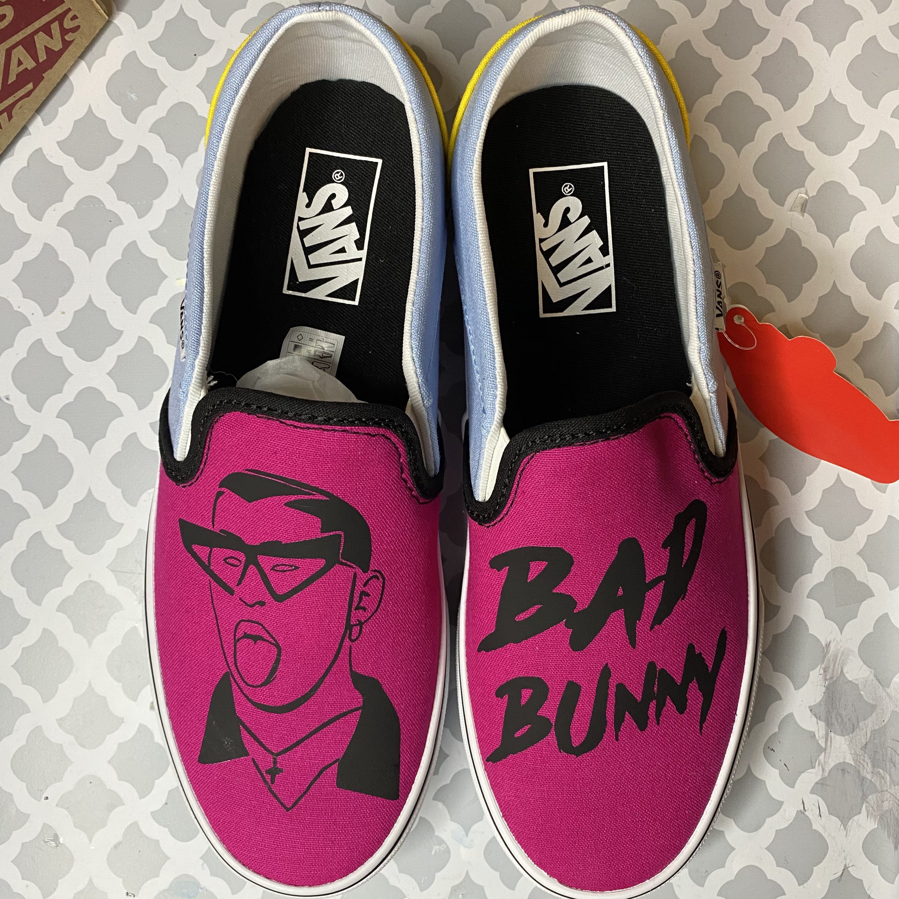 custom bad bunny shoes