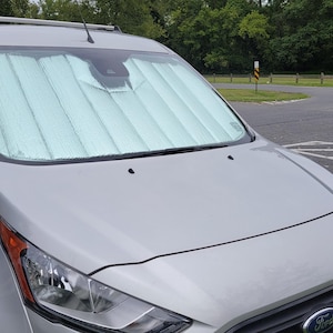 Stelletek Ford Transit Connect 2014-2023 Windshield Van Window cover curtains, shades, Custom, Insulated, Vanlife