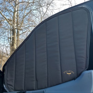 Stelletek Ford Transit 2015-2024 Van Window cover curtains, shades, Custom, Insulated, Driver and Passenger windows, Vanlife