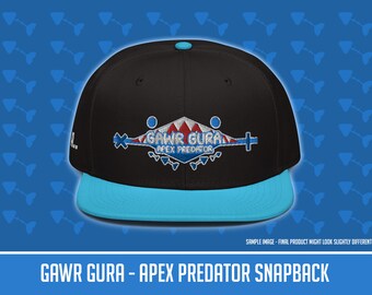 Hololive - Gwar Gura | Apex Predator - Snapback - Etsy