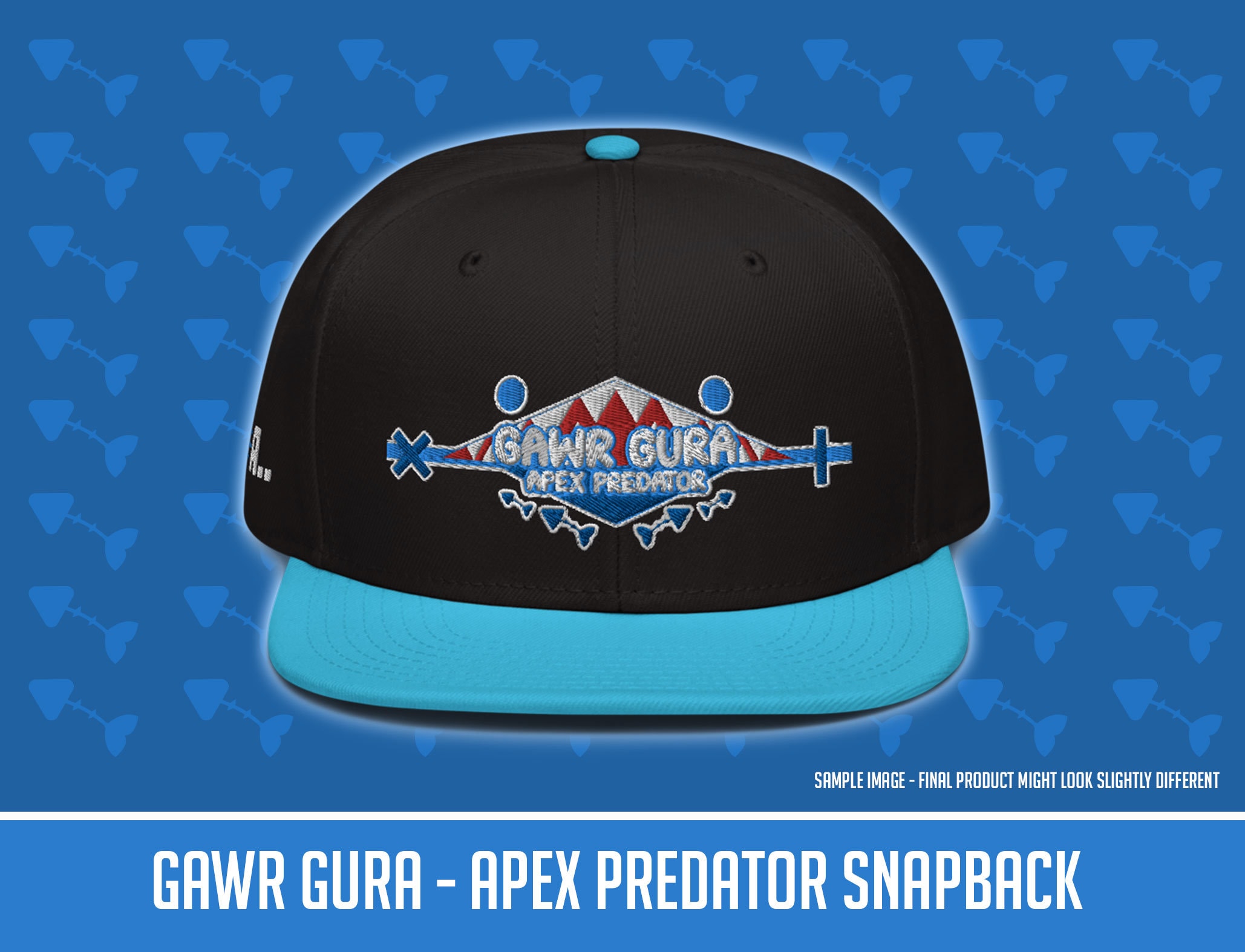 Hololive - Gwar Gura | Apex Predator - Snapback - Etsy