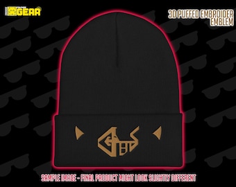 Hololive | Mori Calliope Emblem Cuffed Beanie