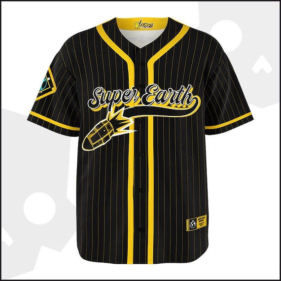 Hellsdiving - Super Earth Baseball Jersey - Etsy