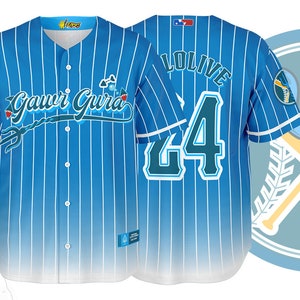 Hololive Myth Gawr Gura Baseball Jersey, cosplay, vtuber, streamer,