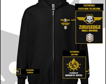 Helldivers 2 | For Freedom! Embroidered Customizable Ver. Hoodie